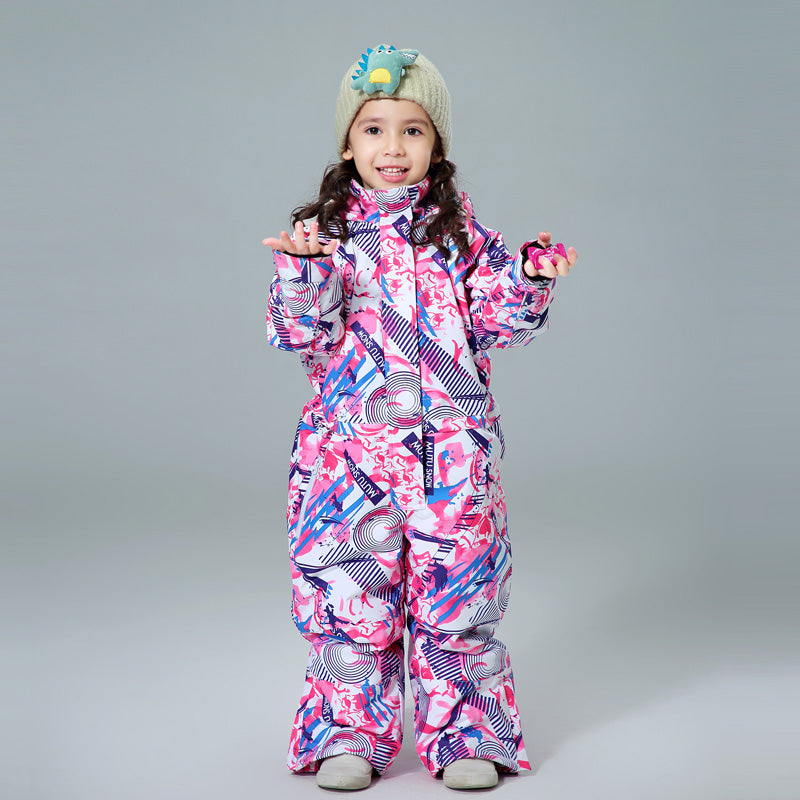 Kids Ski Suit One-piece Style - None Of The Above