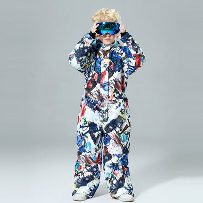 Kids Ski Suit One-piece Style - None Of The Above