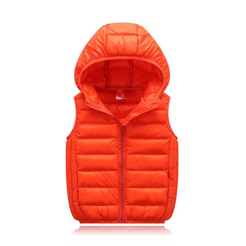 Kids Hooded Puffer Vest - None Of The Above