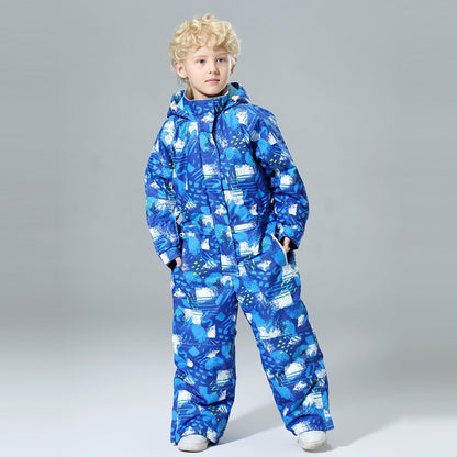 Kids Ski Suit One-piece Style - None Of The Above