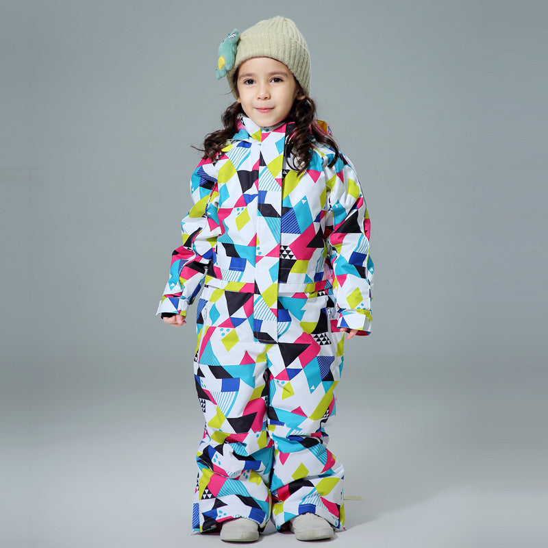 Kids Ski Suit One-piece Style - None Of The Above